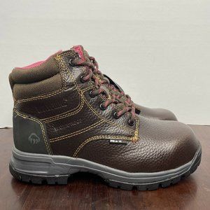 Wolverine Women's 6" Piper Waterproof Composite Toe Size 6.5 Brown W10180 - NWOB